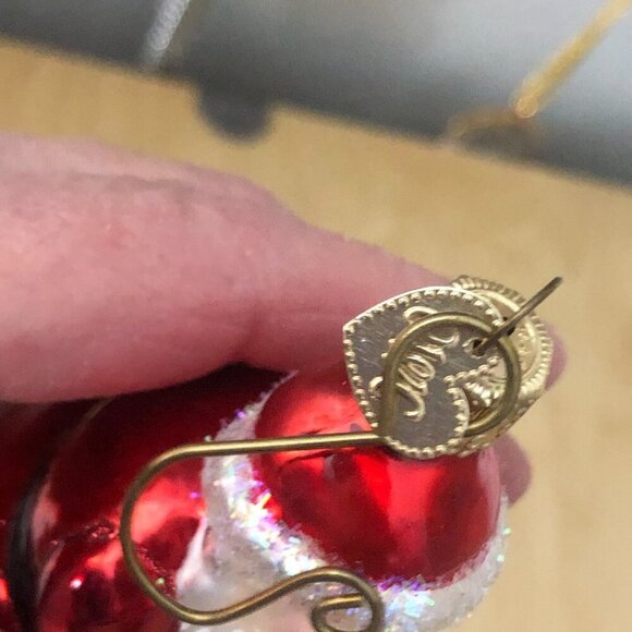 Old World Christmas OWC Hand Painted Red Hand-Blown Glass Ornament Santa 2011 - Picture 4 of 9